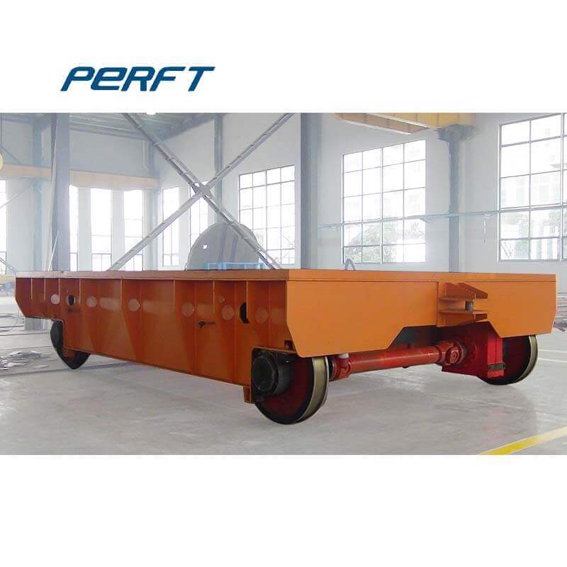 low voltage rail powered electric cargo transport flatbed transfer cart 